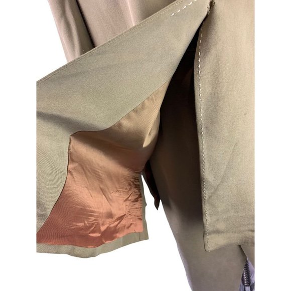 Large Moda Seta by Sandra King Women's Sage Green Pant Suit 2 Piece - Picture 6 of 10